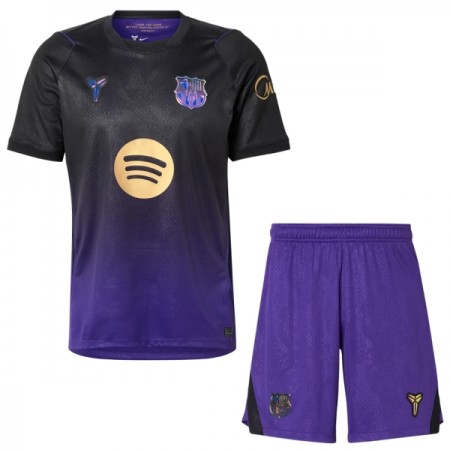 Camisolas FC Barcelona Criança 2º Equipamento Alternativa 2026-27 Manga Curta Camisolas FC Barcelona Criança 2º Equipamento Alternativa 2026-27 Manga Curta