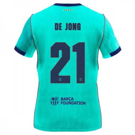 Camisolas FC Barcelona Frenkie de Jong 21 3º Equipamento 2026-27 Manga Curta
