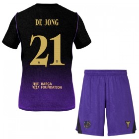 Camisolas FC Barcelona Frenkie de Jong 21 Criança 2º Equipamento Alternativa 2026-27 Manga Curta
