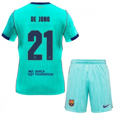 Camisolas FC Barcelona Frenkie de Jong 21 Criança 3º Equipamento 2026-27 Manga Curta
