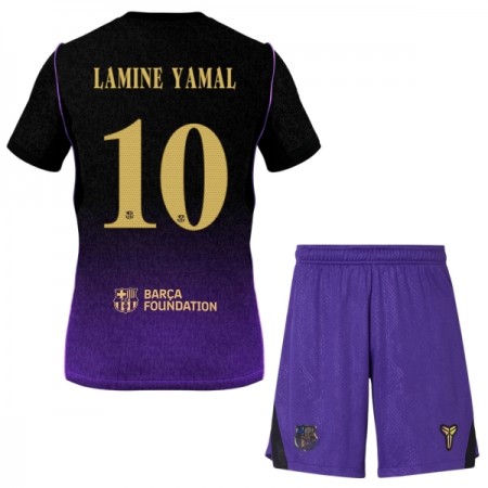 Camisolas FC Barcelona Lamine Yamal 10 Criança 2º Equipamento Alternativa 2026-27 Manga Curta