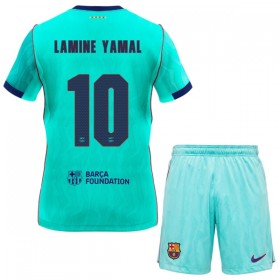 Camisolas FC Barcelona Lamine Yamal 10 Criança 3º Equipamento 2026-27 Manga Curta