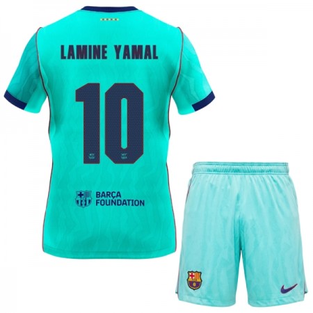 Camisolas FC Barcelona Lamine Yamal 10 Criança 3º Equipamento 2026-27 Manga Curta