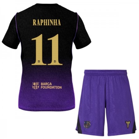 Camisolas FC Barcelona Raphinha 11 Criança 2º Equipamento Alternativa 2026-27 Manga Curta