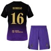 Camisolas FC Barcelona Rodrigo 16 Criança 2º Equipamento Alternativa 2026-27 Manga Curta