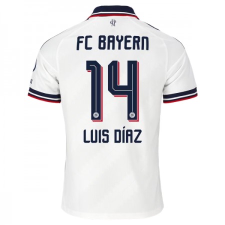 Camisolas FC Bayern de Munique Luis Diaz 14 2º Equipamento Alternativa 2026-27 Manga Curta