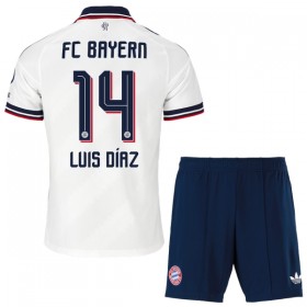 Camisolas FC Bayern de Munique Luis Diaz 14 Criança 2º Equipamento Alternativa 2026-27 Manga Curta