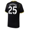 Camisolas Chelsea Caicedo 25 2º Equipamento Alternativa 2026-27 Manga Curta