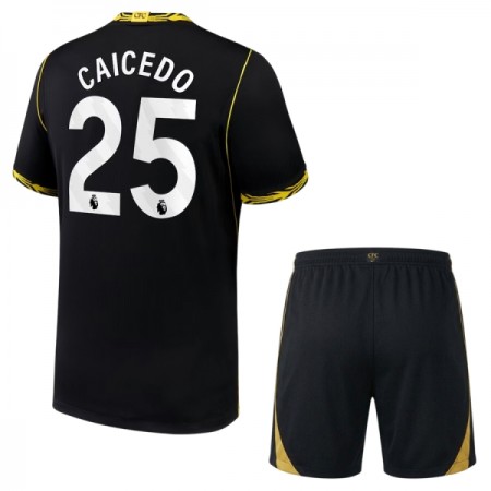 Camisolas Chelsea Caicedo 25 Criança 2º Equipamento Alternativa 2026-27 Manga Curta