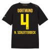 Camisolas Borussia Dortmund N. Schlotterbeck 4 2º Equipamento Alternativa 2026-27 Manga Curta Camisolas Borussia Dortmund N. Schlotterbeck 4 2º Equipamento Alternativa 2026-27 Manga Curta