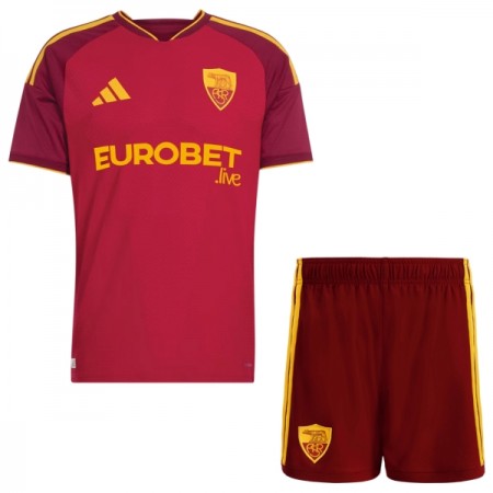Camisolas AS Roma Criança 1º Equipamento Principal 2026-27 Manga Curta Camisolas AS Roma Criança 1º Equipamento Principal 2026-27 Manga Curta