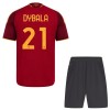Camisolas AS Roma Dybala 21 Criança 1º Equipamento Principal 2026-27 Manga Curta Camisolas AS Roma Dybala 21 Criança 1º Equipamento Principal 2026-27 Manga Curta
