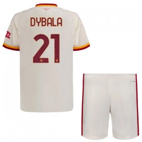 Camisolas AS Roma Dybala 21 Criança 2º Equipamento Alternativa 2026-27 Manga Curta