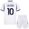 Camisolas Inter Milan Lautaro 10 Criança 2º Equipamento Alternativa 2026-27 Manga Curta