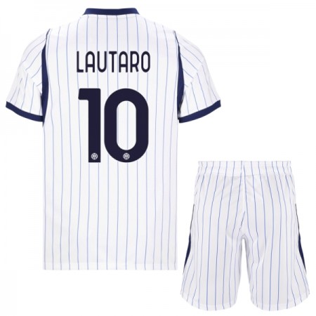 Camisolas Inter Milan Lautaro 10 Criança 2º Equipamento Alternativa 2026-27 Manga Curta