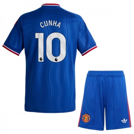 Camisolas Manchester United Cunha 10 Criança 2º Equipamento Alternativa 2026-27 Manga Curta Camisolas Manchester United Cunha 10 Criança 2º Equipamento Alternativa 2026-27 Manga Curta