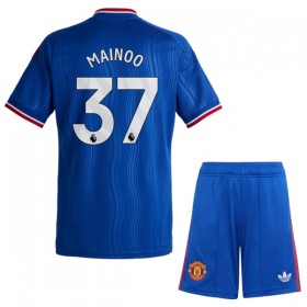 Camisolas Manchester United Mainoo 37 Criança 2º Equipamento Alternativa 2026-27 Manga Curta
