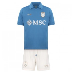 Camisolas SSC Napoli Criança 1º Equipamento Principal 2026-27 Manga Curta