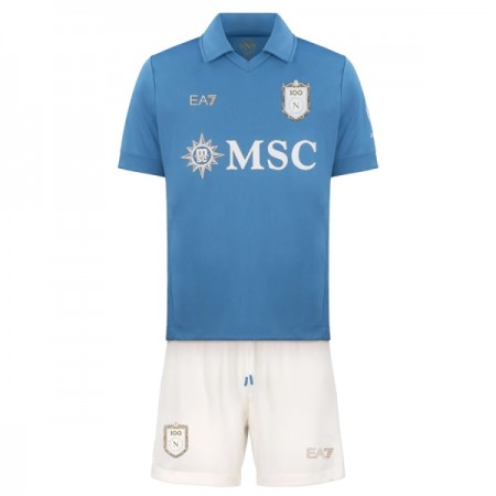 Camisolas SSC Napoli Criança 1º Equipamento Principal 2026-27 Manga Curta