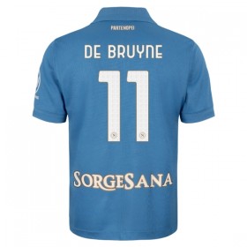 Camisolas SSC Napoli De Bruyne 11 1º Equipamento Principal 2026-27 Manga Curta
