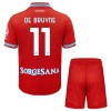 Camisolas SSC Napoli De Bruyne 11 Criança 3º Equipamento 2026-27 Manga Curta