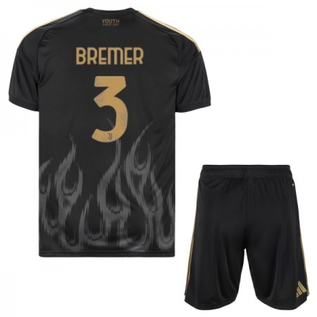 Camisolas Juventus Bremer 3 Criança 3º Equipamento 2026-27 Manga Curta Camisolas Juventus Bremer 3 Criança 3º Equipamento 2026-27 Manga Curta