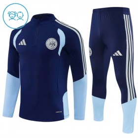 Ajax Criança Sweat de Treino Azul Zíper 2026-27
