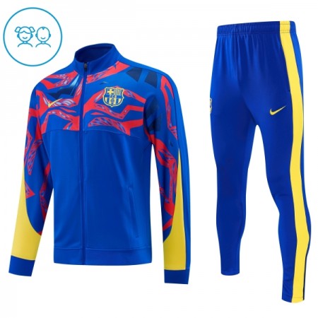 Barcelona Criança Casaco de Treino Conjunto Azul 2026-27
