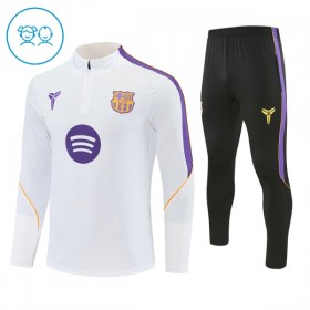 Barcelona Criança Sweat de Treino Branca Zíper 2026-27