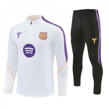 Barcelona Sweat de Treino Branca Zíper 2026-27