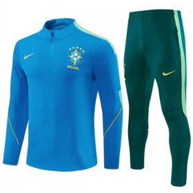 Brasil Sweat de Treino Azul Zíper 2026-27