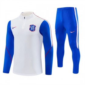 Chelsea Sweat de Treino Branca Zíper 2026-27
