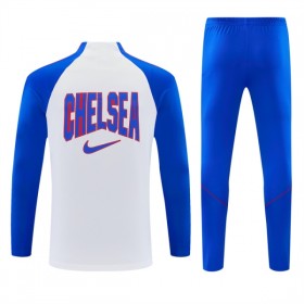 Chelsea Sweat de Treino Branca Zíper 2026-27