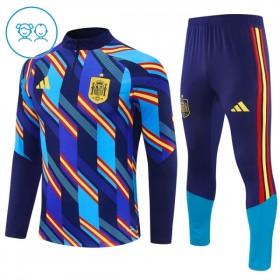 Espanha Criança Sweat de Treino Azul Zíper 2026-27