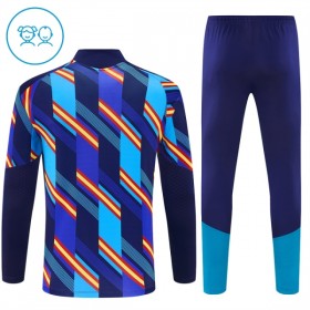 Espanha Criança Sweat de Treino Azul Zíper 2026-27