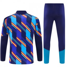 Espanha Sweat de Treino Azul Zíper 2026-27