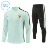 França Criança Sweat de Treino Branca Zíper 2026-27
