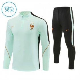 França Criança Sweat de Treino Branca Zíper 2026-27