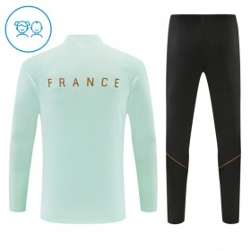 França Criança Sweat de Treino Branca Zíper 2026-27