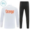 Holanda Criança Sweat de Treino Branca Zíper 2026-27
