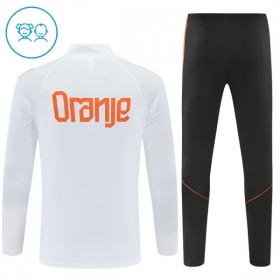 Holanda Criança Sweat de Treino Branca Zíper 2026-27