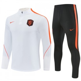 Holanda Sweat de Treino Branca Zíper 2026-27