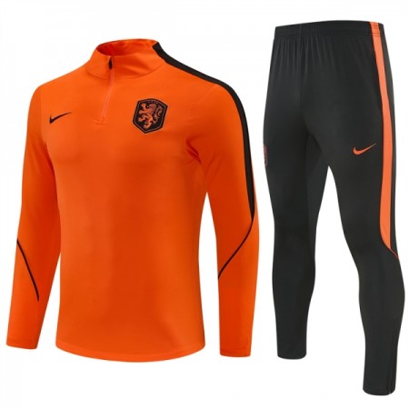 Holanda Sweat de Treino Laranja Zíper 2026-27