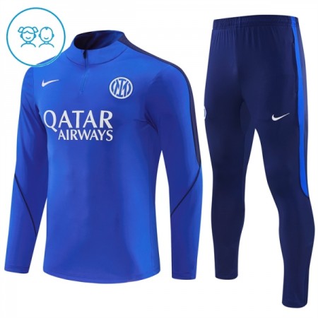 Inter Milan Criança Sweat de Treino Azul Zíper 2026-27