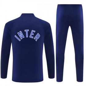 Inter Milan Sweat de Treino Azul Zíper 2026-27