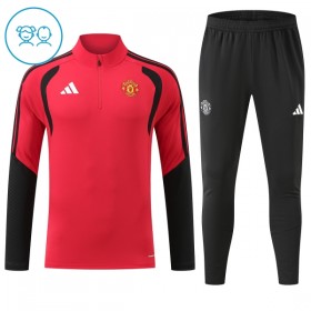 Manchester United Criança Sweat de Treino Vermelha Zíper 2026-27
