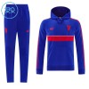Manchester United Hoodie Criança Sweat de Treino Azul 2026-27