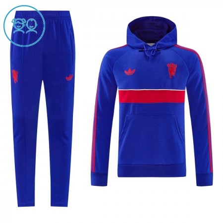 Manchester United Hoodie Criança Sweat de Treino Azul 2026-27