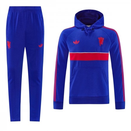 Manchester United Hoodie Sweat de Treino Azul 2026-27