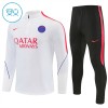 Paris Saint-Germain Criança Sweat de Treino Branca Zíper 2026-27